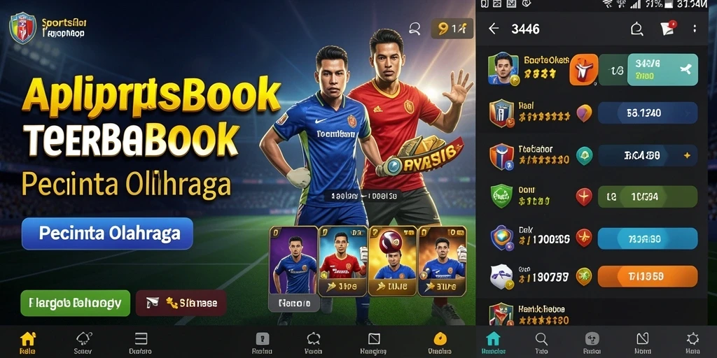 Tampilan menarik dari gameplay dan fitur taruhan di 3446.
