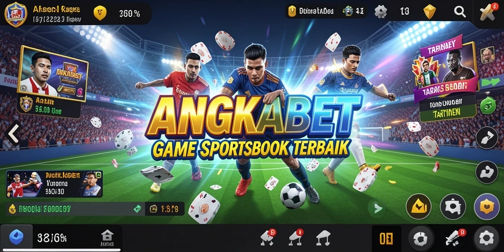 Tampilan menarik dari gameplay Sportsbook di ANGKABET.