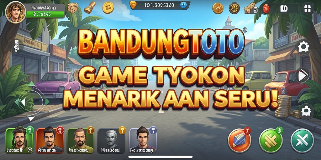 Tangkapan layar gameplay BANDUNGTOTO menampilkan aktivitas pengelolaan bisnis yang seru.