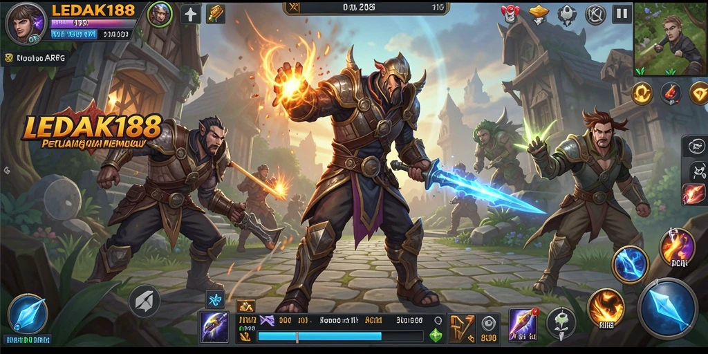 Tampilan gameplay LEDAK188 yang mendebarkan dalam dunia ARPG.