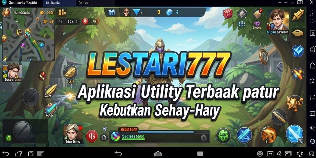 Screenshot LESTARI777 menampilkan antarmuka pengguna yang bersih dan fungsional.
