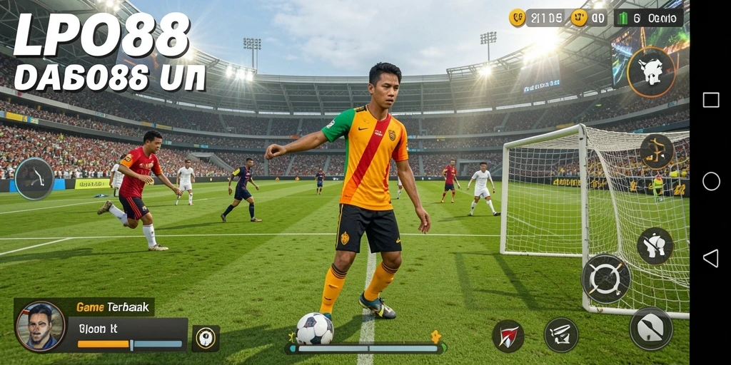 Screenshot LPO88 menampilkan aksi seru dalam game olahraga.