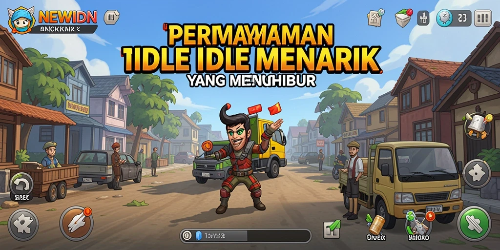 Gameplay santai dan menarik dalam NEWIDN.