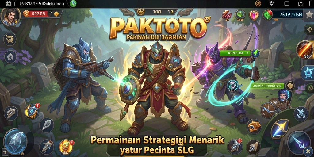 Tampilan gameplay PAKTOTO yang menarik dengan pertarungan strategi.