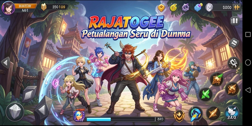 Tampilan gameplay RAJATOGEL yang menarik dan dinamis.