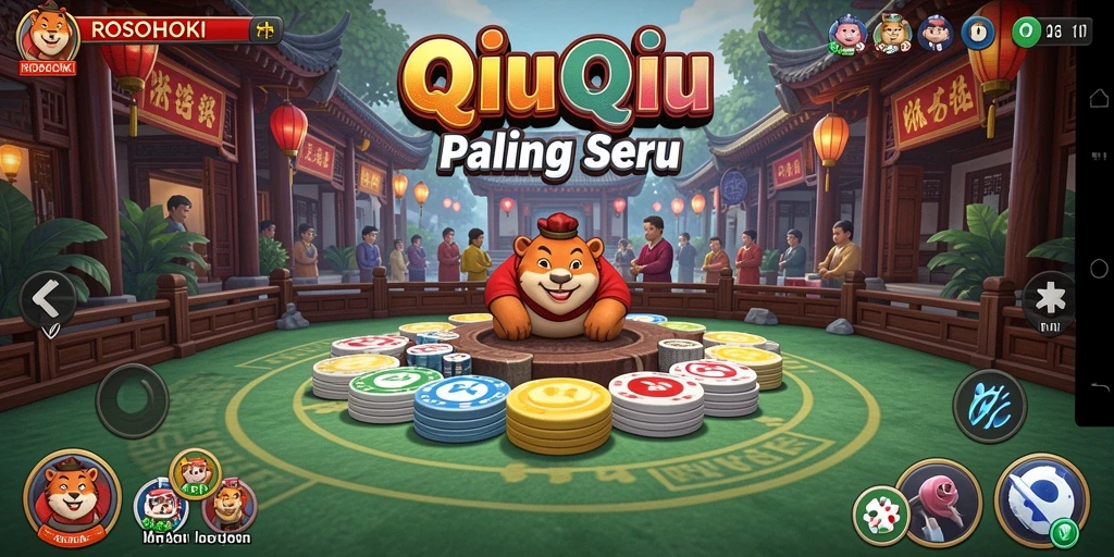 Tampilan gameplay QiuQiu yang menarik di ROSOHOKI.