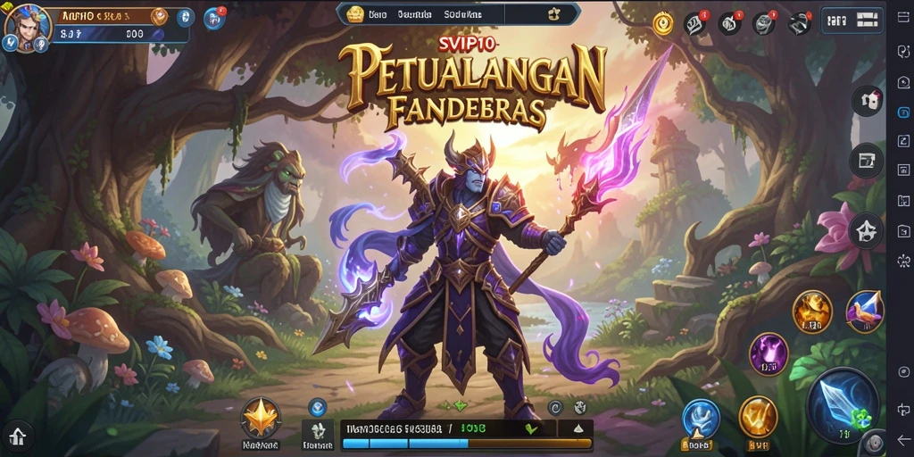Tampilan gameplay <strong>SVIP10</strong> yang mendebarkan dan menawan dalam pertempuran RPG.