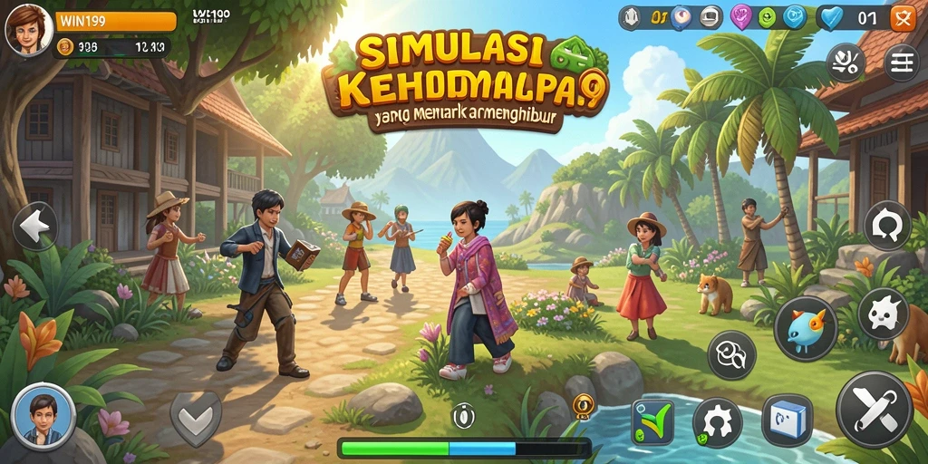 Tampilan gameplay <strong>WIN199</strong> yang penuh warna dan interaktif.