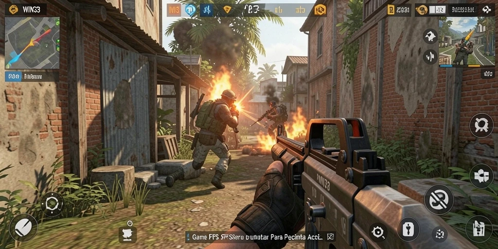 Tampilan gameplay WIN33 yang intens dan penuh aksi.